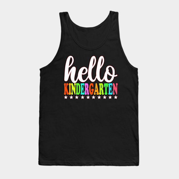 Hello Kindergarten First Day Of School Tank Top by Bao1991